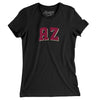 AZ Varsity Women's T-Shirt-Black-Allegiant Goods Co. Vintage Sports Apparel
