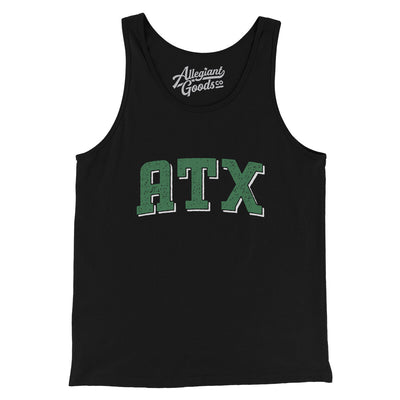 Atx Varsity Men/Unisex Tank Top-Black-Allegiant Goods Co. Vintage Sports Apparel