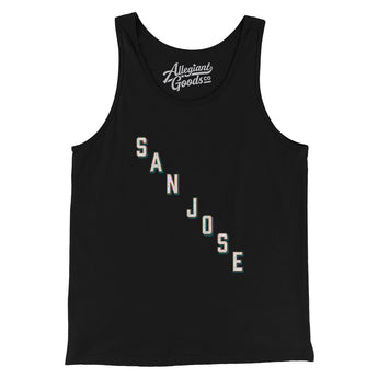 San Jose Hockey Jersey Men/Unisex Tank Top-Allegiant Goods Co. Vintage Sports Apparel
