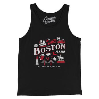 Boston Things Men/Unisex Tank Top-Allegiant Goods Co. Vintage Sports Apparel