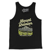 Mount Rainier National Park Men/Unisex Tank Top-Black-Allegiant Goods Co. Vintage Sports Apparel