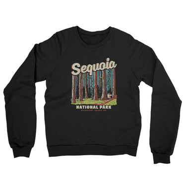 Sequoia National Park Midweight French Terry Crewneck Sweatshirt-Allegiant Goods Co. Vintage Sports Apparel