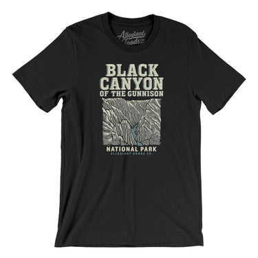 Black Canyon Of The Gunnison National Park Men/Unisex T-Shirt-Allegiant Goods Co. Vintage Sports Apparel