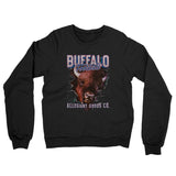 Buffalo Football Throwback Mascot Midweight French Terry Crewneck Sweatshirt-Allegiant Goods Co. Vintage Sports Apparel