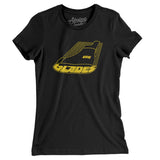 Erie Blades Women's T-Shirt-Allegiant Goods Co. Vintage Sports Apparel