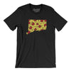Connecticut Pizza State Men/Unisex T-Shirt-Black-Allegiant Goods Co. Vintage Sports Apparel