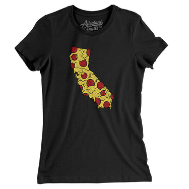 California Pizza State Women's T-Shirt-Allegiant Goods Co. Vintage Sports Apparel