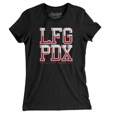 Lfg Pdx Women's T-Shirt-Allegiant Goods Co. Vintage Sports Apparel