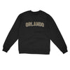 Orlando Varsity Midweight Crewneck Sweatshirt-Black-Allegiant Goods Co. Vintage Sports Apparel