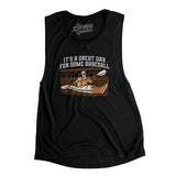 It’s A Great Day For Some Baseball Women's Flowey Scoopneck Muscle Tank-Allegiant Goods Co. Vintage Sports Apparel