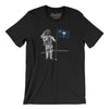 South Carolina Flag Moonman Men/Unisex T-Shirt-Black-Allegiant Goods Co. Vintage Sports Apparel