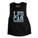 Lfg Car Women's Flowey Scoopneck Muscle Tank-Allegiant Goods Co. Vintage Sports Apparel