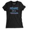 Miami By A Thousand Women's T-Shirt-Black-Allegiant Goods Co. Vintage Sports Apparel