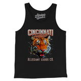 Cincinnati Football Throwback Mascot Men/Unisex Tank Top-Allegiant Goods Co. Vintage Sports Apparel