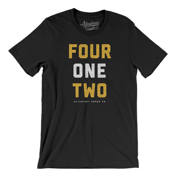 Pittsburgh 412 Men/Unisex T-Shirt-Black-Allegiant Goods Co. Vintage Sports Apparel