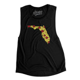 Florida Pizza State Women's Flowey Scoopneck Muscle Tank-Allegiant Goods Co. Vintage Sports Apparel