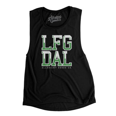 Lfg Dal Women's Flowey Scoopneck Muscle Tank-Allegiant Goods Co. Vintage Sports Apparel