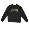 Nash Varsity Midweight Crewneck Sweatshirt-Black-Allegiant Goods Co. Vintage Sports Apparel