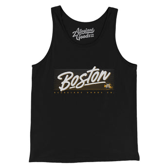 Boston Retro Men/Unisex Tank Top-Allegiant Goods Co. Vintage Sports Apparel