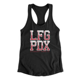Lfg Pdx Women's Racerback Tank-Allegiant Goods Co. Vintage Sports Apparel