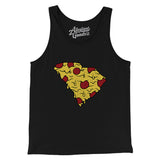 South Carolina Pizza State Men/Unisex Tank Top-Allegiant Goods Co. Vintage Sports Apparel