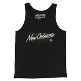 New Orleans Retro Men/Unisex Tank Top-Allegiant Goods Co. Vintage Sports Apparel