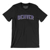 Denver Varsity Men/Unisex T-Shirt-Black-Allegiant Goods Co. Vintage Sports Apparel