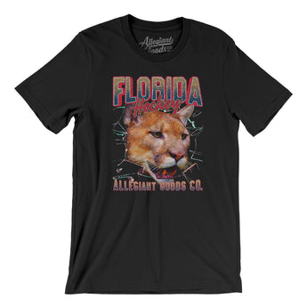 Florida Hockey Throwback Mascot Men/Unisex T-Shirt-Allegiant Goods Co. Vintage Sports Apparel