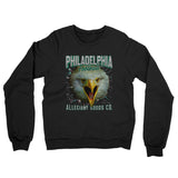 Philadelphia Football Throwback Mascot Midweight French Terry Crewneck Sweatshirt-Allegiant Goods Co. Vintage Sports Apparel