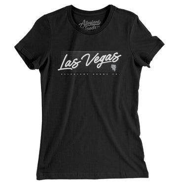 Las Vegas Retro Women's T-Shirt-Allegiant Goods Co. Vintage Sports Apparel