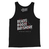 Beads Booze Bayshore Gasparilla Men/Unisex Tank Top-Black-Allegiant Goods Co. Vintage Sports Apparel