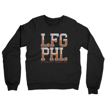 Lfg Phl Midweight French Terry Crewneck Sweatshirt-Allegiant Goods Co. Vintage Sports Apparel