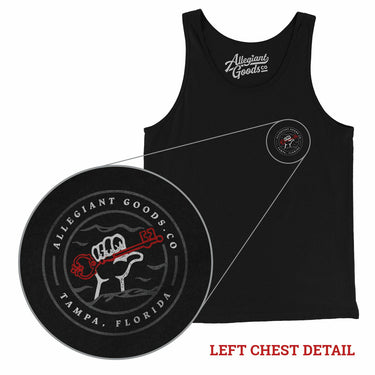 I'd Rather Be At Gasparilla Men/Unisex Tank Top-Allegiant Goods Co. Vintage Sports Apparel