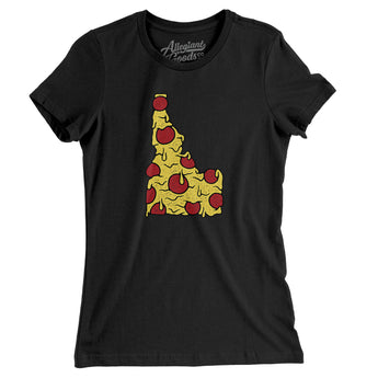 Idaho Pizza State Women's T-Shirt-Allegiant Goods Co. Vintage Sports Apparel
