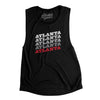 Atlanta Vintage Repeat Women's Flowey Scoopneck Muscle Tank-Black-Allegiant Goods Co. Vintage Sports Apparel