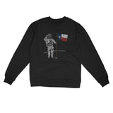 Texas Flag Moonman Midweight Crewneck Sweatshirt-Allegiant Goods Co. Vintage Sports Apparel