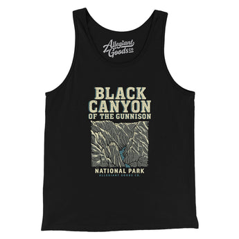Black Canyon Of The Gunnison National Park Men/Unisex Tank Top-Allegiant Goods Co. Vintage Sports Apparel