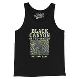 Black Canyon Of The Gunnison National Park Men/Unisex Tank Top-Black-Allegiant Goods Co. Vintage Sports Apparel