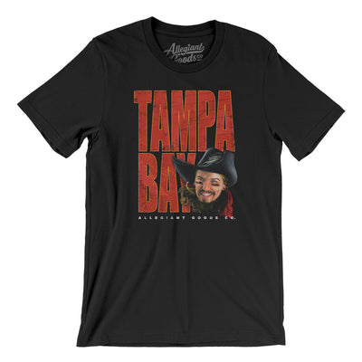 Tampa Bay Retro Mascot Men/Unisex T-Shirt-Black-Allegiant Goods Co. Vintage Sports Apparel