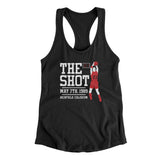 The Shot Women's Racerback Tank-Allegiant Goods Co. Vintage Sports Apparel