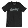 San Jose Retro Men/Unisex T-Shirt-Black-Allegiant Goods Co. Vintage Sports Apparel