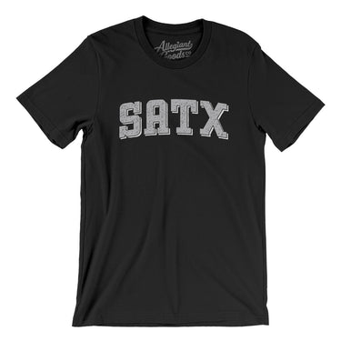 Satx Varsity Men/Unisex T-Shirt-Allegiant Goods Co. Vintage Sports Apparel