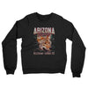 Arizona Hockey Throwback Mascot Midweight French Terry Crewneck Sweatshirt-Black-Allegiant Goods Co. Vintage Sports Apparel