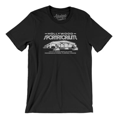 Hollywood Sportatorium Men/Unisex T-Shirt-Black-Allegiant Goods Co. Vintage Sports Apparel