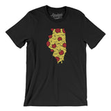Illinois Pizza State Men/Unisex T-Shirt-Allegiant Goods Co. Vintage Sports Apparel