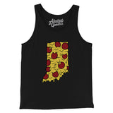 Indiana Pizza State Men/Unisex Tank Top-Allegiant Goods Co. Vintage Sports Apparel