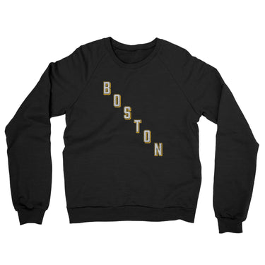Boston Hockey Jersey Midweight French Terry Crewneck Sweatshirt-Allegiant Goods Co. Vintage Sports Apparel