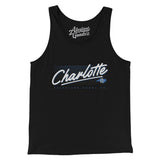 Charlotte Retro Men/Unisex Tank Top-Allegiant Goods Co. Vintage Sports Apparel