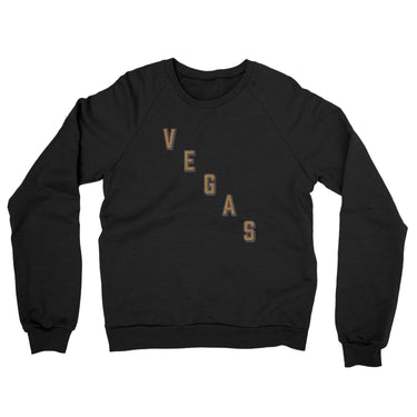 Vegas Hockey Jersey Midweight French Terry Crewneck Sweatshirt-Allegiant Goods Co. Vintage Sports Apparel