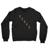 Vegas Hockey Jersey Midweight French Terry Crewneck Sweatshirt-Black-Allegiant Goods Co. Vintage Sports Apparel